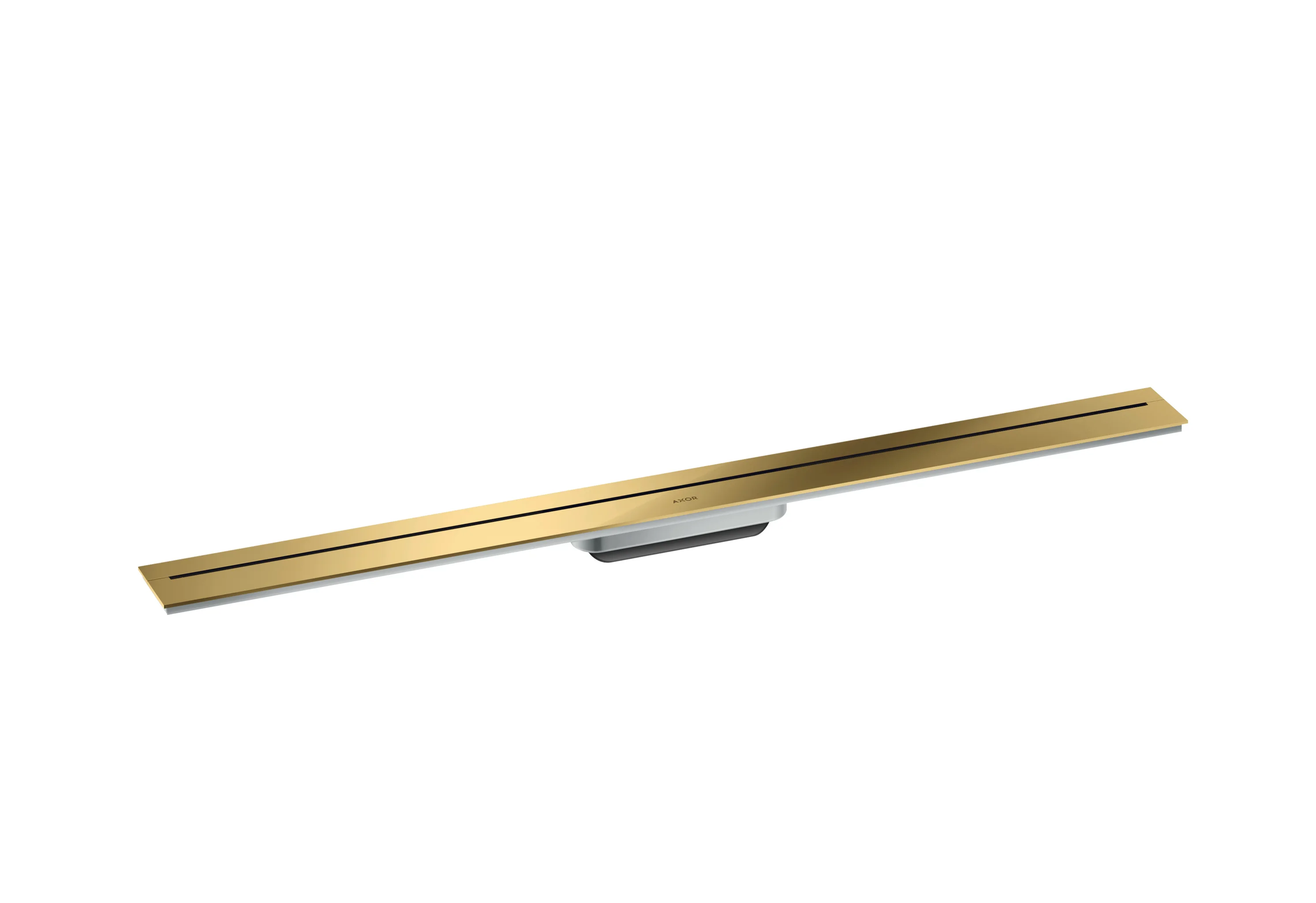 Hansgrohe AXOR Drain Fertigset Duschrinne 1000 mm Polished Gold Optic wandangebunden Edelstahl V2A bis 18 mm Fliesenstärke Hansgrohe AXOR Drain Fertigset Duschrinne 1000 mm Polished Gold Optic wandangebunden Edelstahl V2A bis 18 mm Fliesenstärke