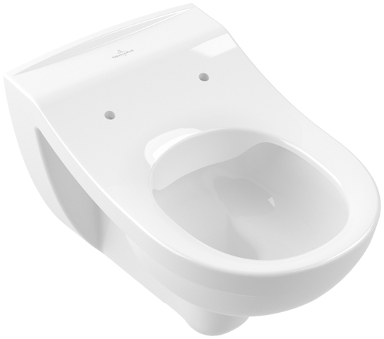 Tiefspül-WC spülrandlos für Kinder O.novo Kids 4690R0, 320 x 520 x 360 mm, Oval, wandhängend, Abgang waagerecht, Weiß Alpin
