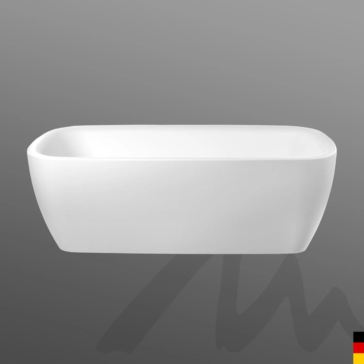 Mauersberger Mineral-Badewanne cancu cavi duo 1750x850x600, Freistehend