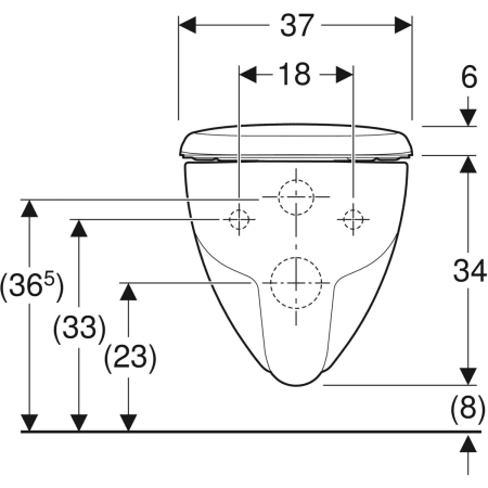 Wand-Tiefspül-WC Set mit WC-Sitz „Renova“ 37 × 40,5 × 54 cm in weiß alpin, ohne Spülrand, Soft Closing, Quick Release Wand-Tiefspül-WC Set mit WC-Sitz „Renova“ 37 × 40,5 × 54 cm in weiß alpin, ohne Spülrand, Soft Closing, Quick Release