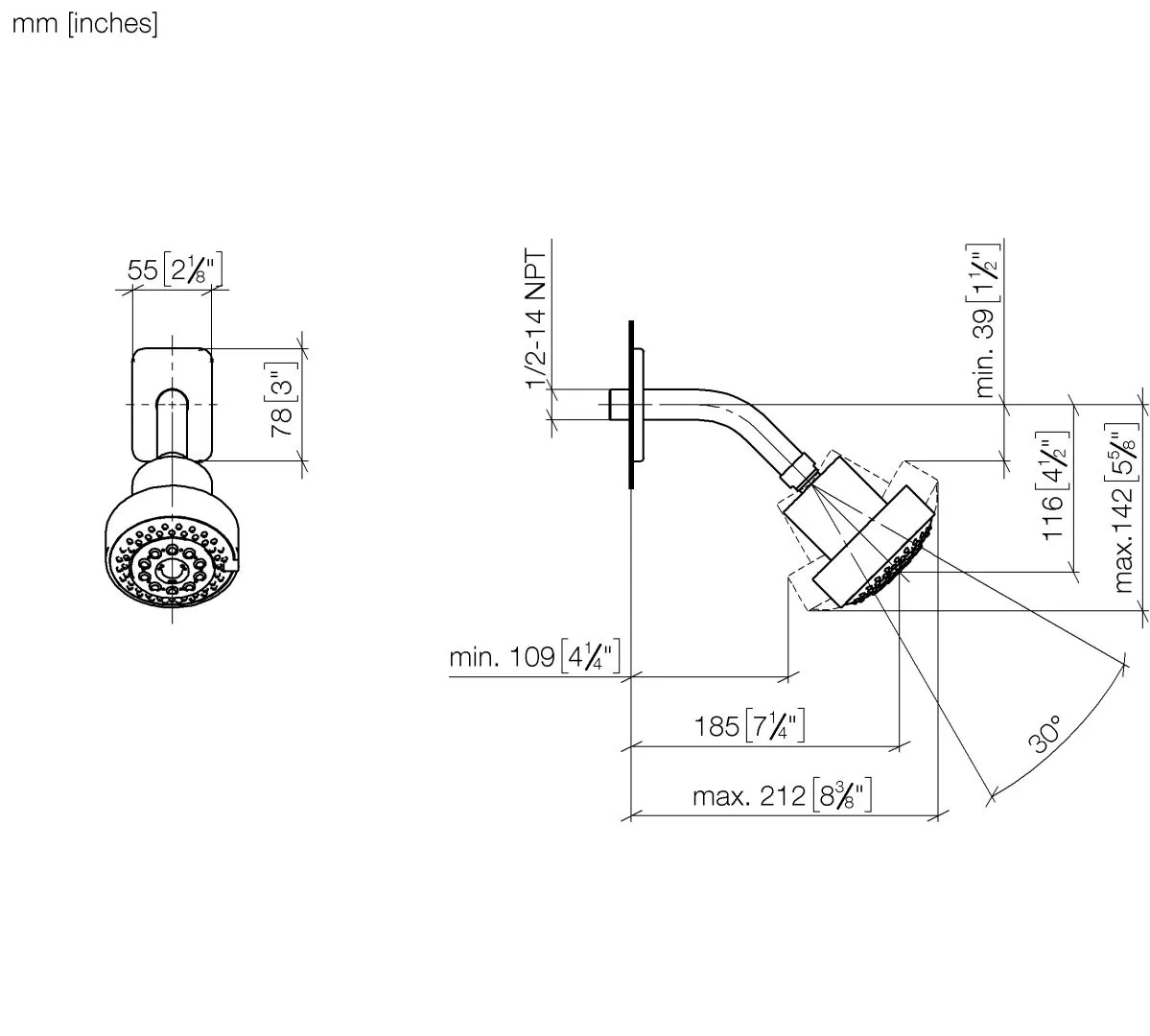Kopfbrause LULU Chrom 28508710 Kopfbrause LULU Chrom 28508710