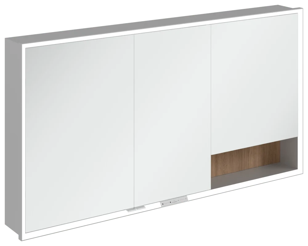 Villeroy & Boch Einbau-Spiegelschrank My View+ A48214, 1400x750x168mm, Kansas Oak