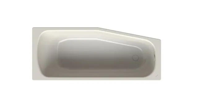 Bette Bambino Flax - Raumspar-Badewanne 1-Sitzer, 1570 x 650 mm, glasierter Titan-Stahl, 30 mm Randhöhe