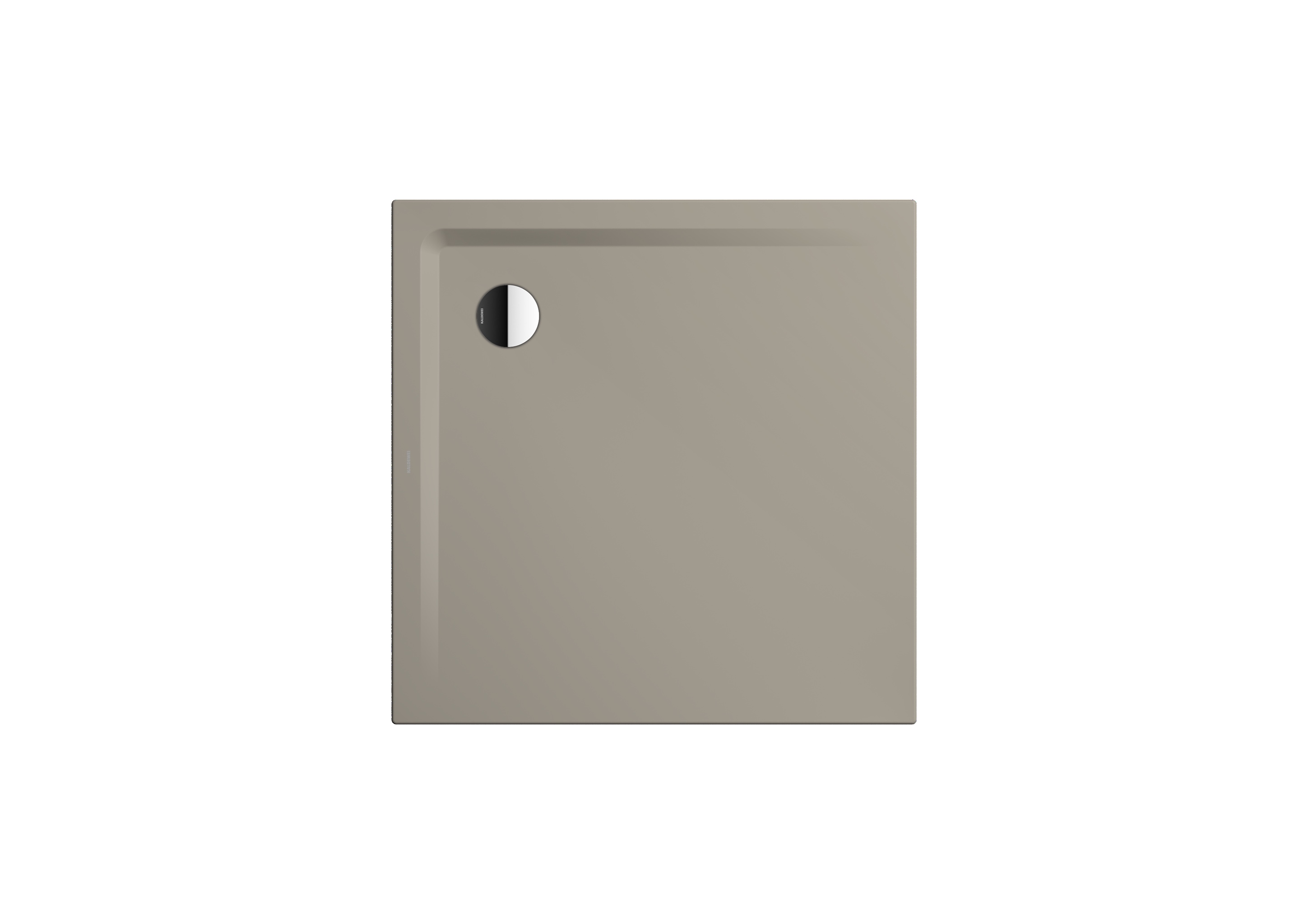 Kaldewei Duschwanne „Superplan“ 90 × 90 cm ohne Oberflächenveredelung, in warm grey 50