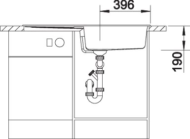 BLANCO METRA XL 6 S