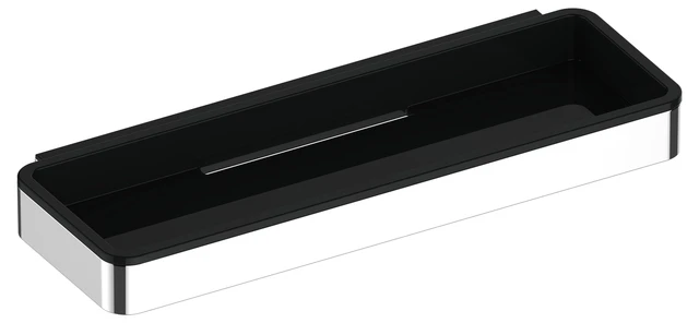 Plan 14958010037 Duschkorb verchromt/schwarzgrau Plan 14958010037 Duschkorb verchromt/schwarzgrau