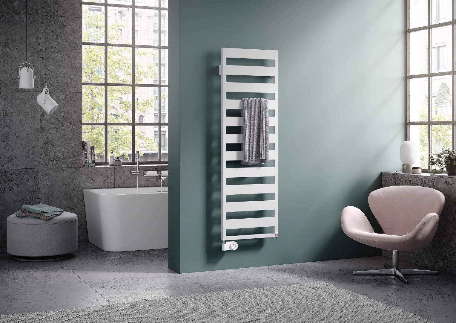 Kermi Design-Elektroheizkörper „Casteo®-E“ 50 × 153,3 cm in Anthracite Grey Kermi Design-Elektroheizkörper „Casteo®-E“ 50 × 153,3 cm in Anthracite Grey