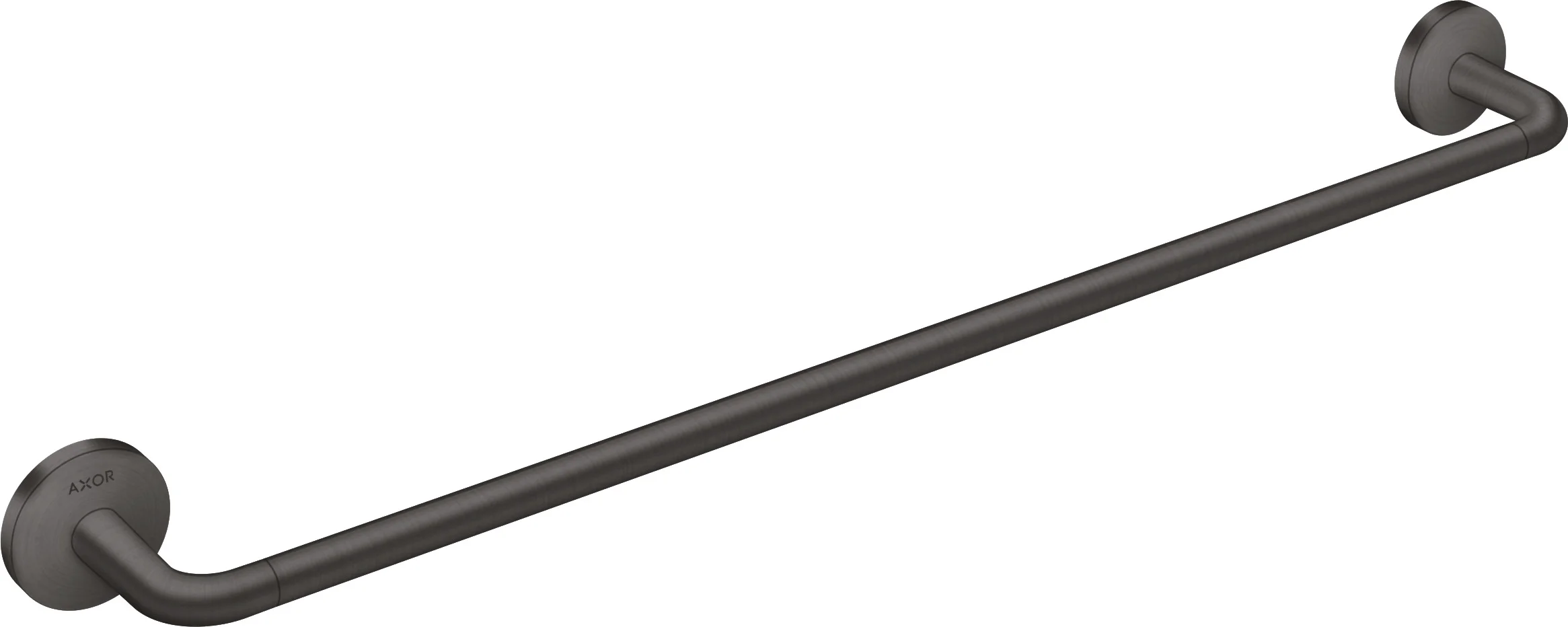 Hansgrohe AXOR Universal Circular Badetuchhalter 600 mm, Brushed Black Chrome, feststehend, Wandmontage mit verdeckter Befestigung Hansgrohe AXOR Universal Circular Badetuchhalter 600 mm, Brushed Black Chrome, feststehend, Wandmontage mit verdeckter Befestigung
