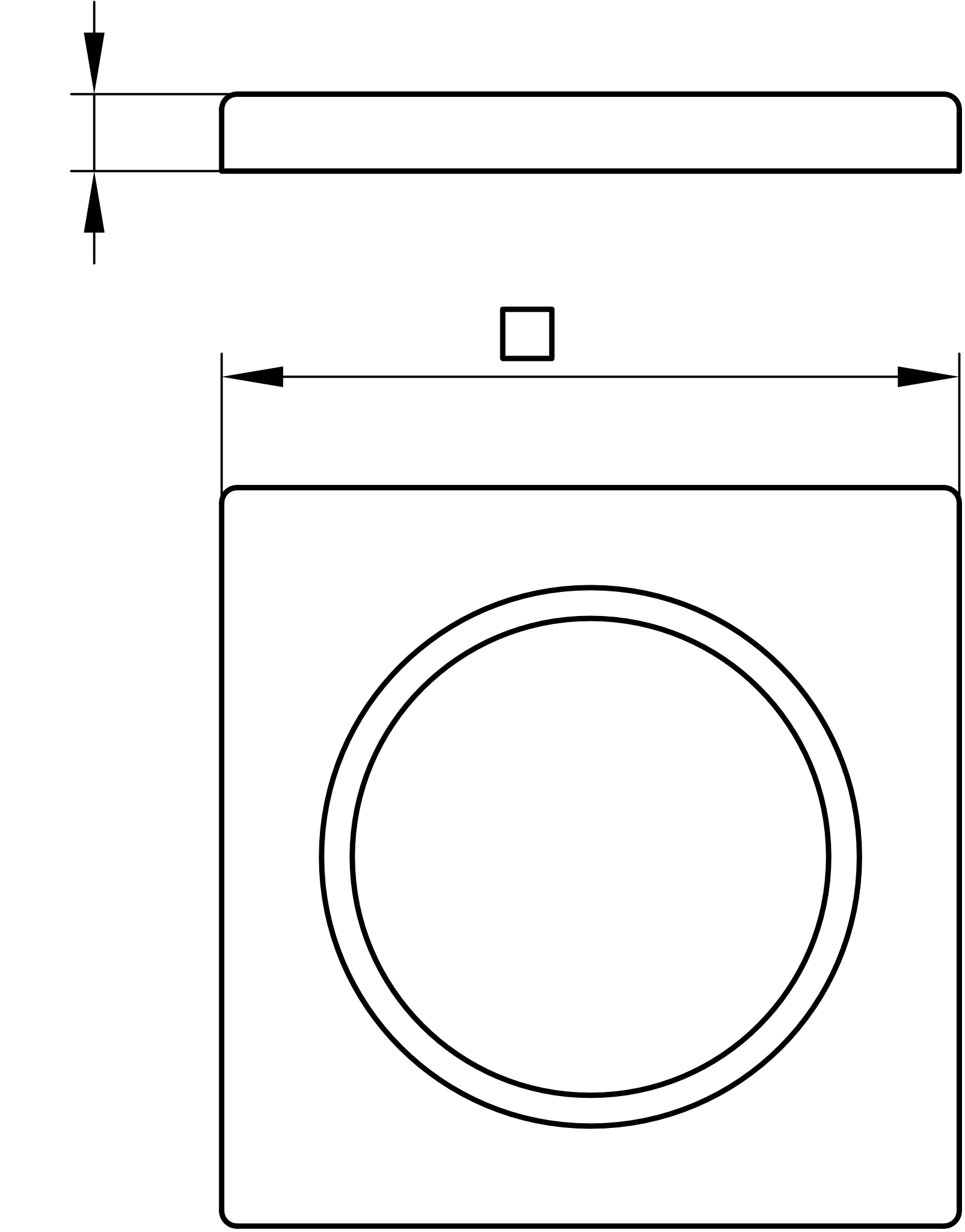 IXMO 59599370202 Rosette eckig für Einhebel-Waschtischmischer schwarz matt IXMO 59599370202 Rosette eckig für Einhebel-Waschtischmischer schwarz matt
