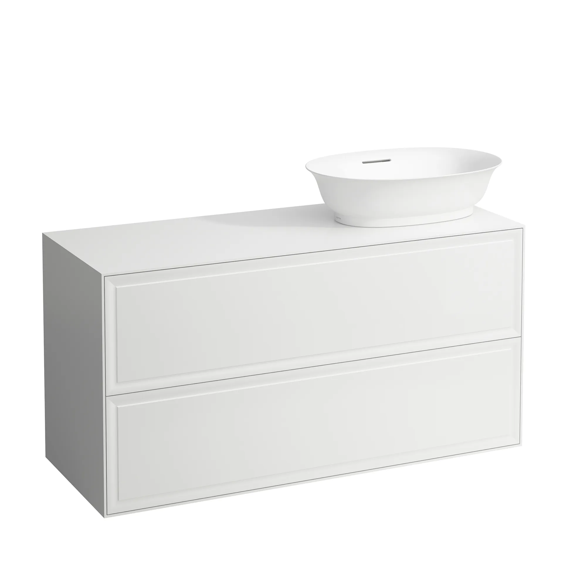 Laufen Waschtischunterbau „THE NEW CLASSIC“ 1177 × 600 × 457 mm Weiß matt, rechts