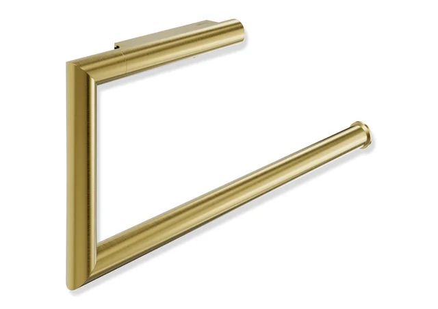 HEWI WC-Papierhalter System 162, Edelstahl PVD, Gold gebürstet, 2-fach, 250 mm breit, 110 mm hoch HEWI WC-Papierhalter System 162, Edelstahl PVD, Gold gebürstet, 2-fach, 250 mm breit, 110 mm hoch