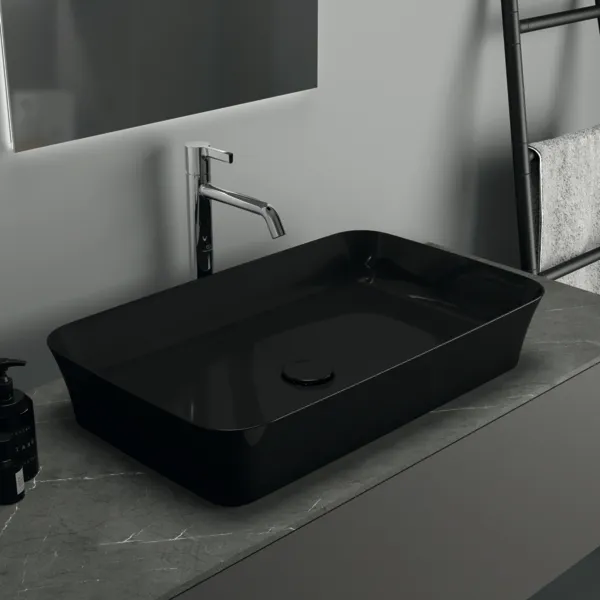 Ideal Standard Schaftventil E2114V2, nicht verschließbar, schwarz glänzend, 72x72x75 mm, für Waschtisch Ideal Standard Schaftventil E2114V2, nicht verschließbar, schwarz glänzend, 72x72x75 mm, für Waschtisch