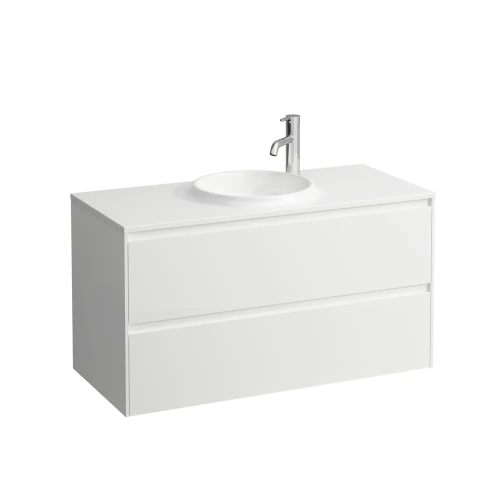 Waschtischunterbau 1000, 2 Schubladen, passend zu Marbond Waschtisch H814075 weiß matt Waschtischunterbau 1000, 2 Schubladen, passend zu Marbond Waschtisch H814075 weiß matt