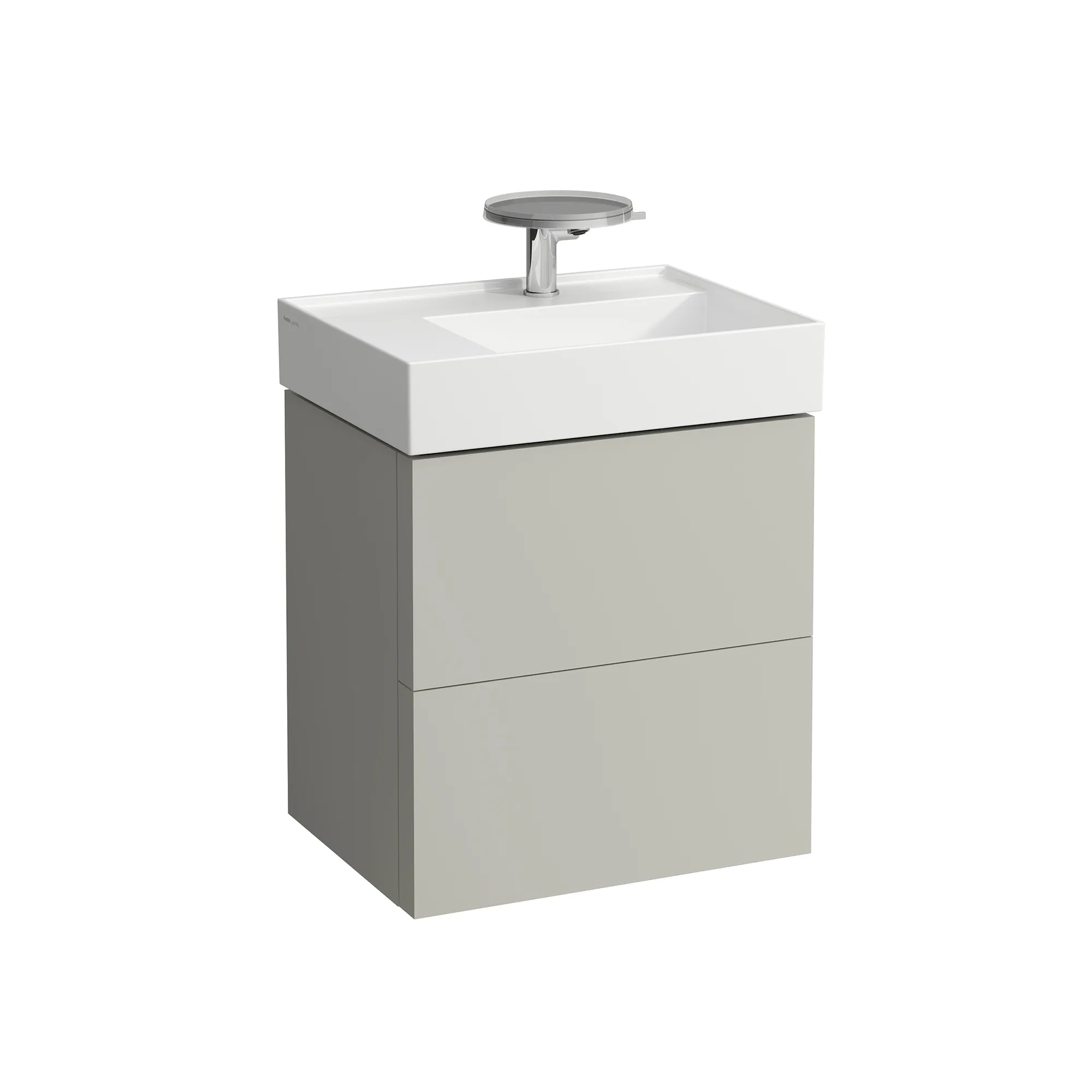 Laufen Waschtischunterbau „Kartell“ 450 × 600 × 580 mm Kieselgrau