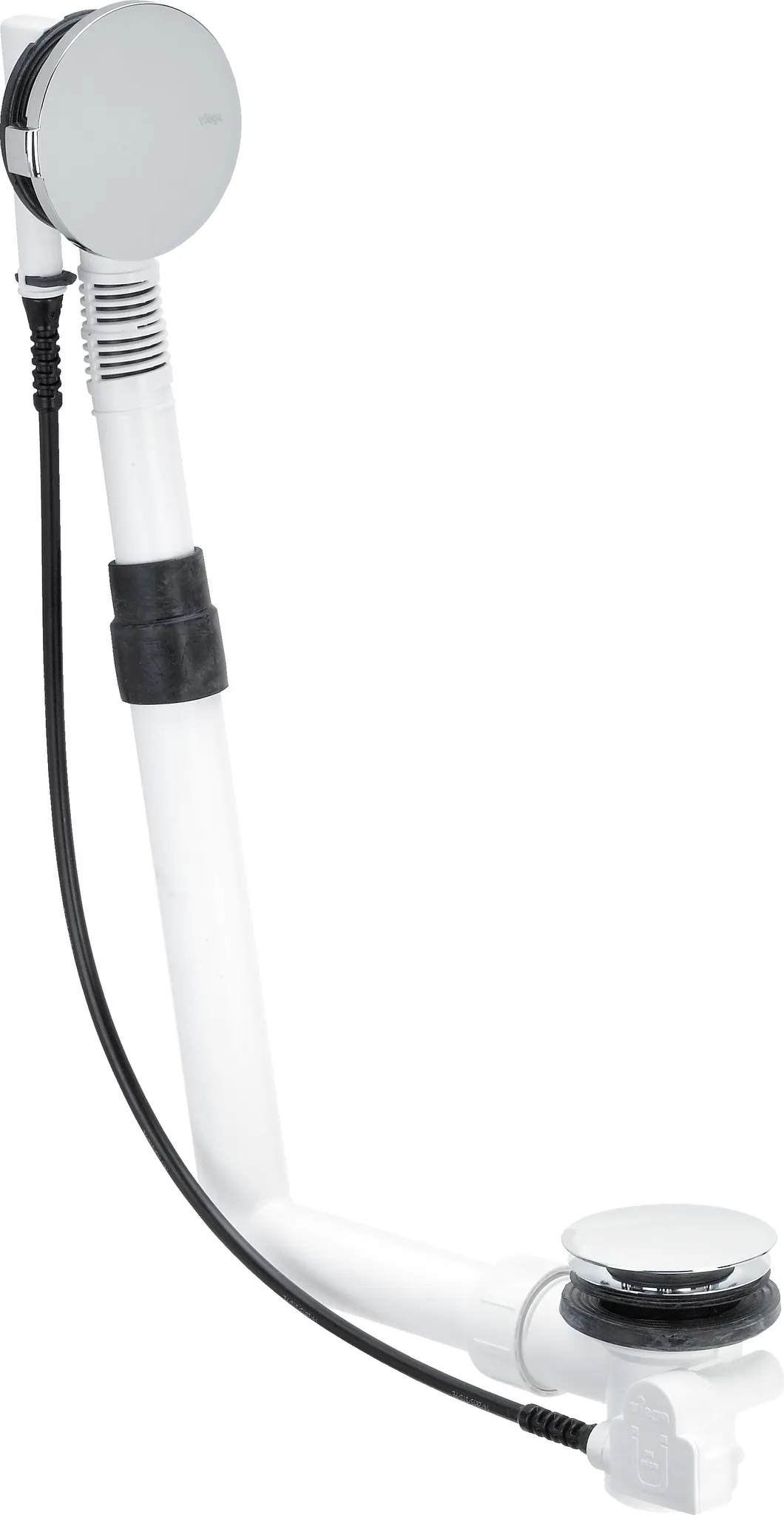 Viega Ab- und Überlaufgarnitur Modell 6162 „Multiplex“ 6162 in 1 1 / 2 Messing verchromt 19,7 cm