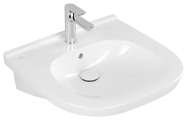 Villeroy & Boch Wandwaschtisch „ViCare“ 555 × 540 × 195 mm, mit Hahnlochbohrung in Weiß Alpin Villeroy & Boch Wandwaschtisch „ViCare“ 555 × 540 × 195 mm, mit Hahnlochbohrung in Weiß Alpin