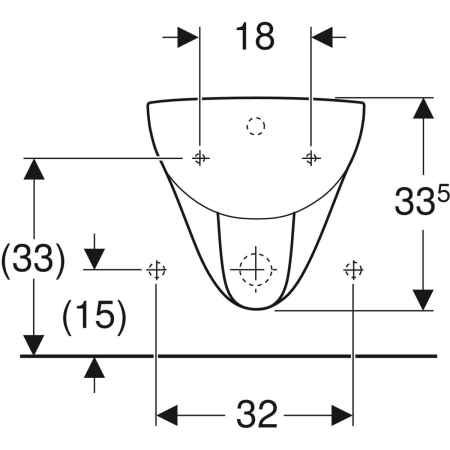Wand-Bidet „Renova“, mit Überlauf in weiß alpin Wand-Bidet „Renova“, mit Überlauf in weiß alpin
