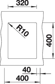 BLANCO SUBLINE 320-U