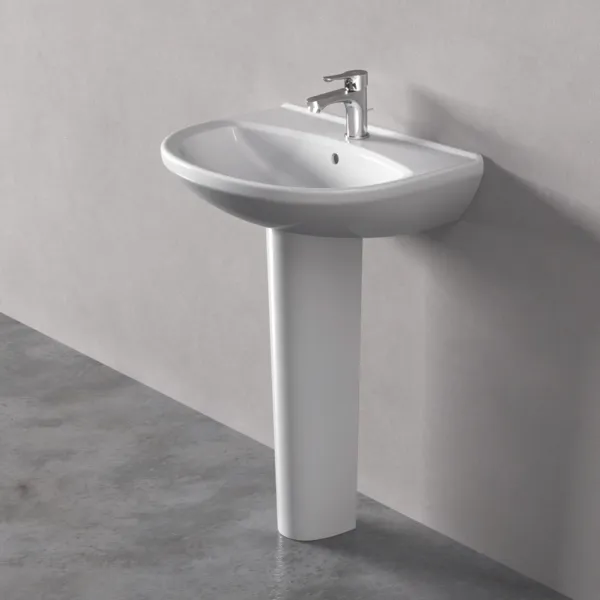 Waschtischarmatur Alpha, mit Ablaufgarnitur, Ausladung 115mm, Chrom Waschtischarmatur Alpha, mit Ablaufgarnitur, Ausladung 115mm, Chrom