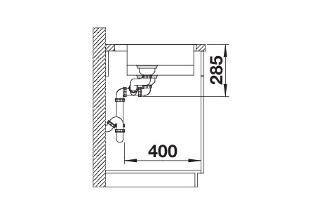 BLANCO SOLIS 340/180-IF/A
