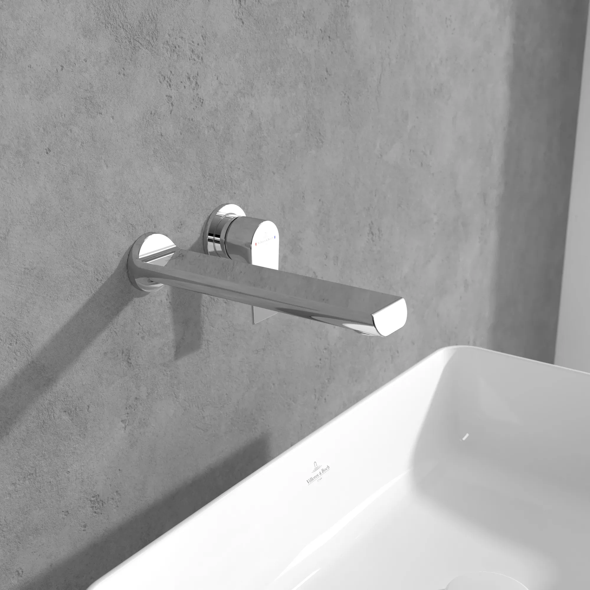 Einhand-Unterputz-Armatur „Liberty“ 23,6 cm Ausladung 220 mm in Chrom Einhand-Unterputz-Armatur „Liberty“ 23,6 cm Ausladung 220 mm in Chrom