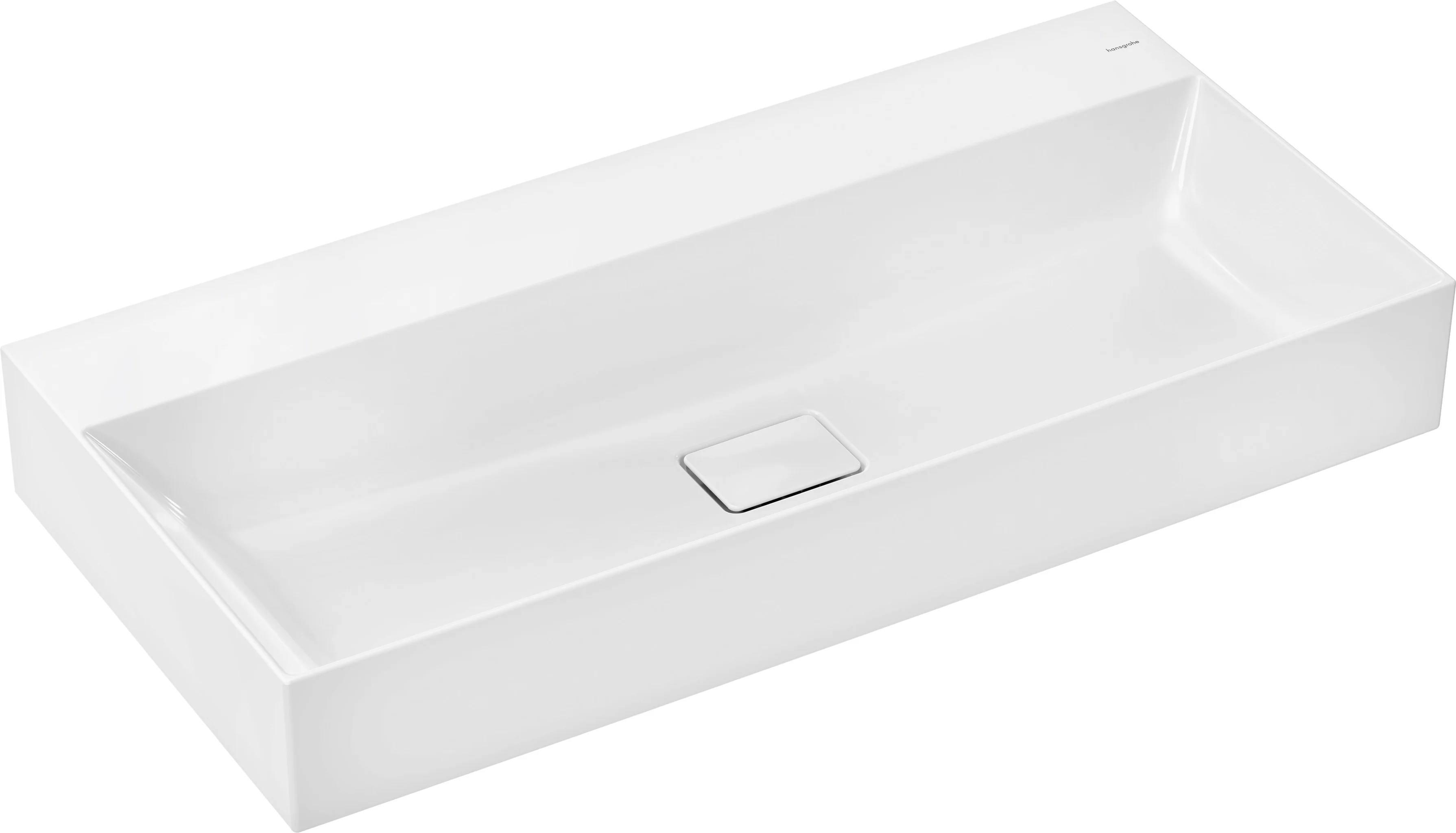 Hansgrohe Xevolos E Aufsatzwaschtisch, weiß, 1000x480 mm, geschliffen, SmartClean, ohne Hahnloch und Überlauf Hansgrohe Xevolos E Aufsatzwaschtisch, weiß, 1000x480 mm, geschliffen, SmartClean, ohne Hahnloch und Überlauf