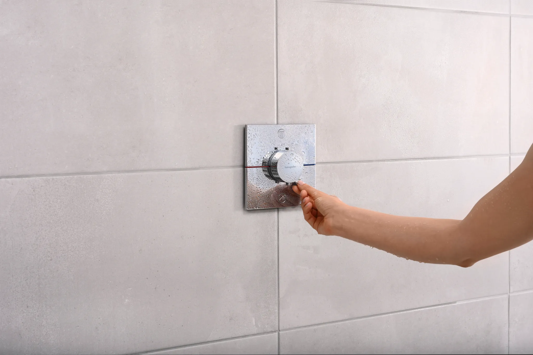 ShowerSelect Comfort E Thermostat Unterputz für 2 Verbraucher Chrom