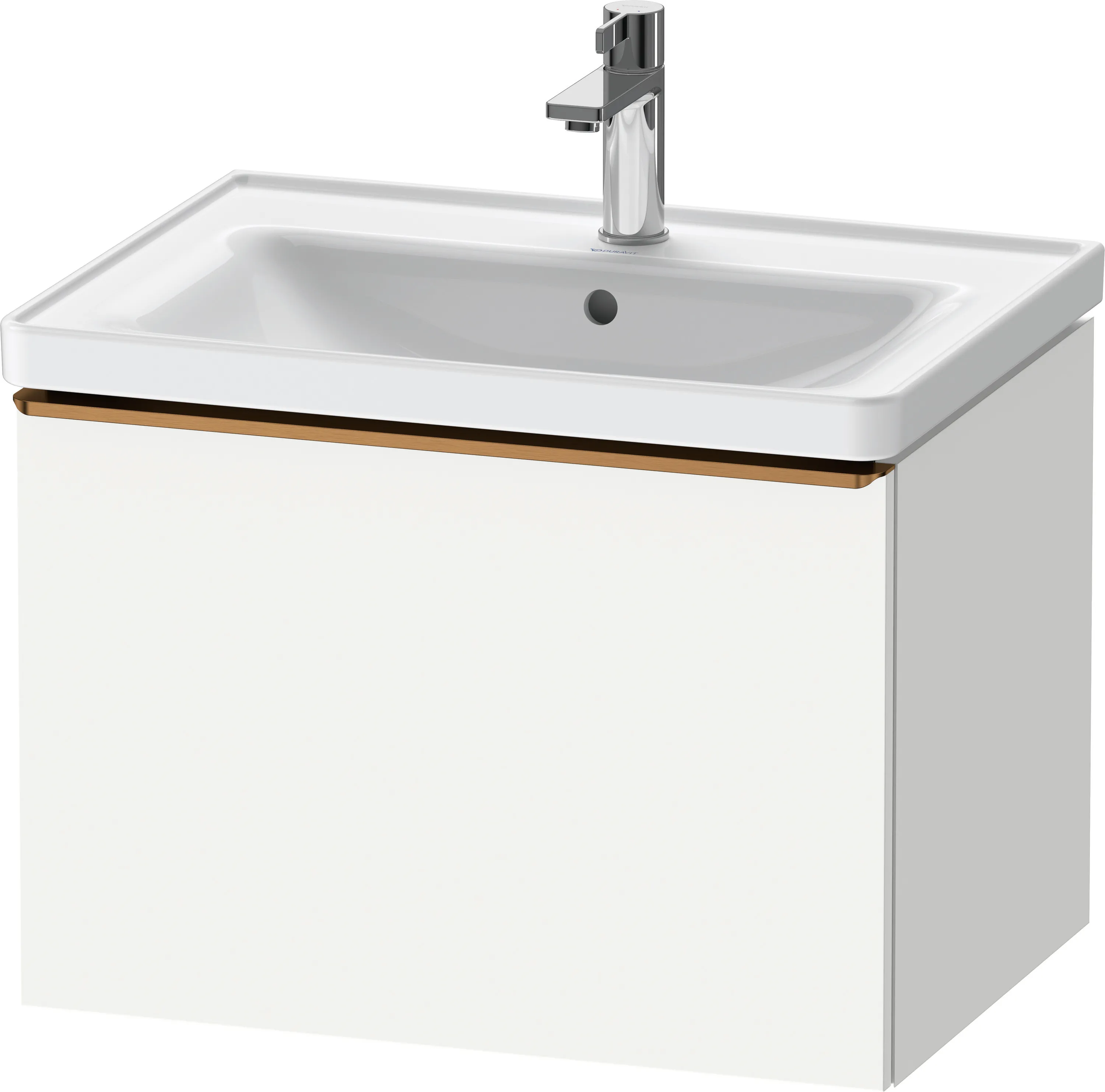 Duravit Waschtischunterschrank wandhängend „D-Neo“ 63,4 × 44 × 45,2 cm Weiß Matt