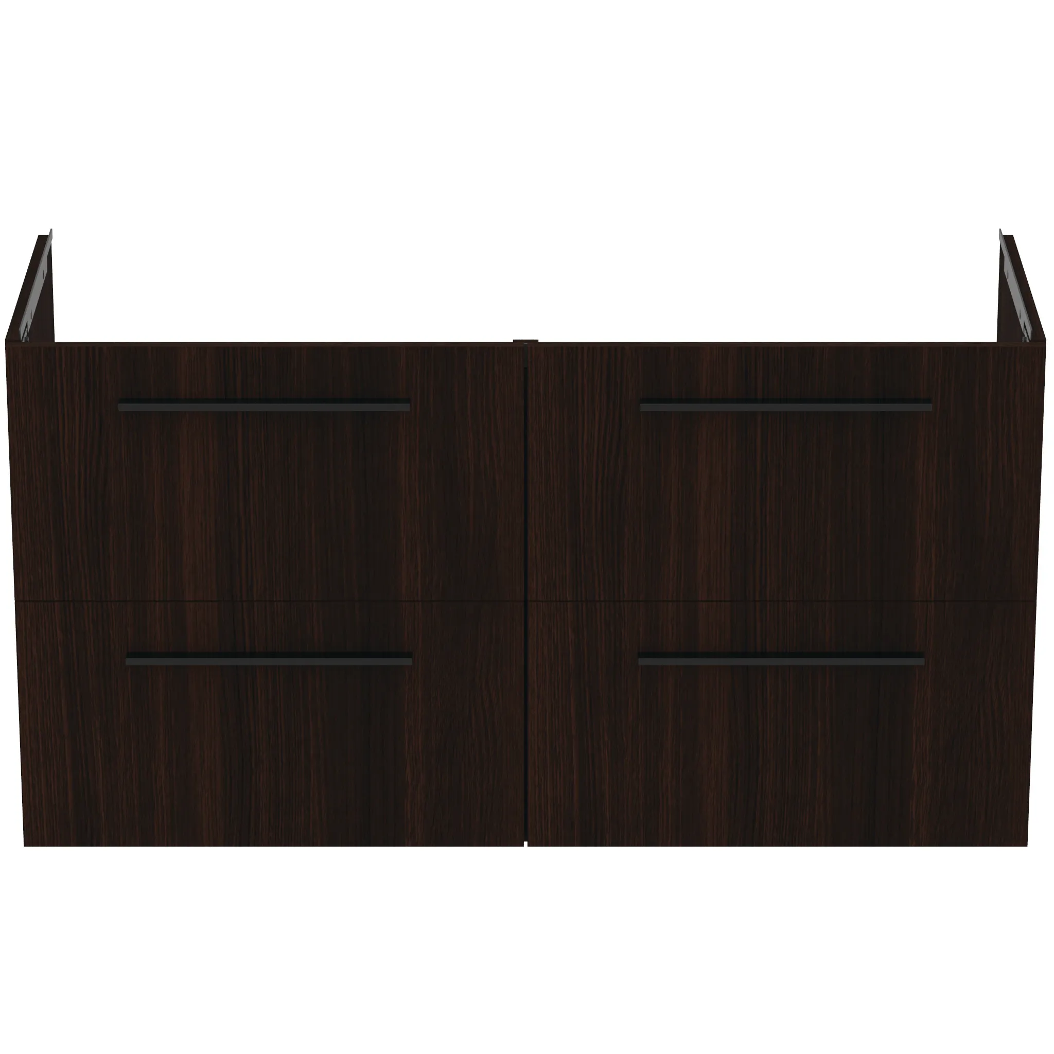 Ideal Standard i.life A Möbeldoppel-Waschtischunterschrank, 4 Auszüge, Coffee Oak, 1200x440x630 mm Ideal Standard i.life A Möbeldoppel-Waschtischunterschrank, 4 Auszüge, Coffee Oak, 1200x440x630 mm
