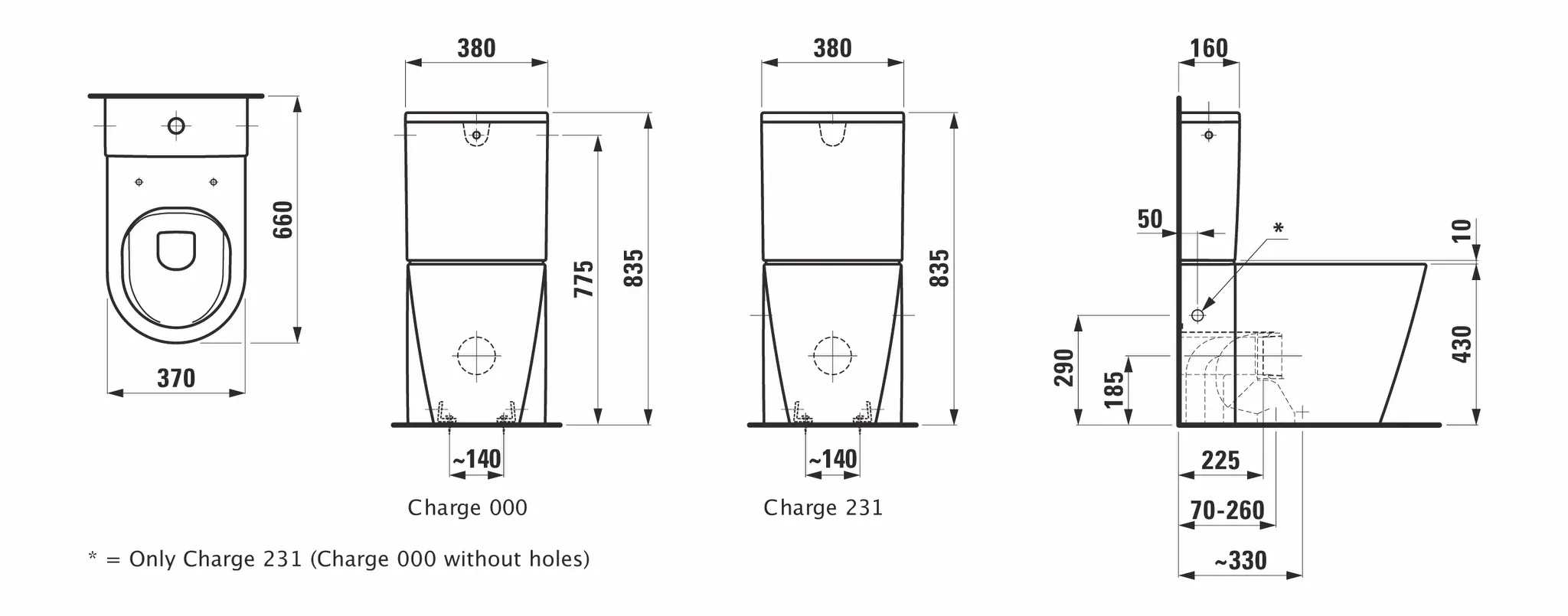 Tiefspül-WC Kombination Kartell • 660x370x430 spülrandlos Abgang waagrecht oder senkrecht weißSpülkasten und WC-Sitz extra zu bestellen Tiefspül-WC Kombination Kartell • 660x370x430 spülrandlos Abgang waagrecht oder senkrecht weißSpülkasten und WC-Sitz extra zu bestellen