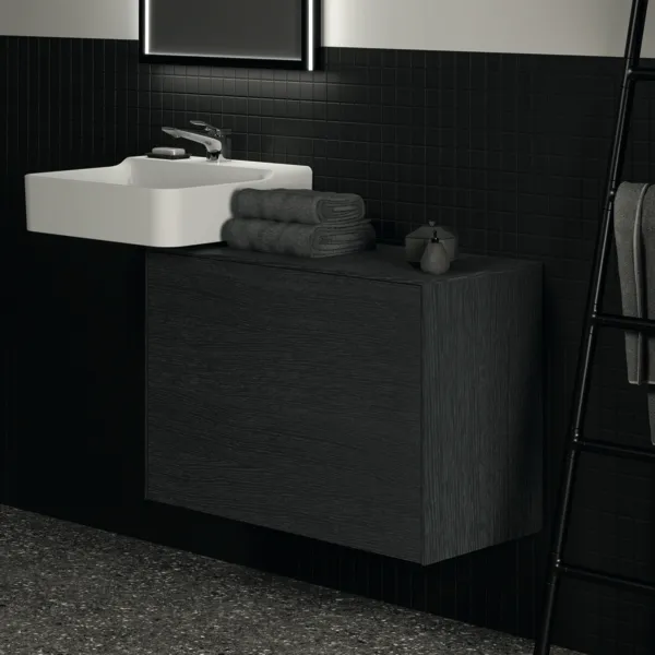 Ideal Standard Conca Waschtischunterschrank, Eiche geflammt, 802x373x550 mm, 1 Auszug mit Push-Open und Softclose