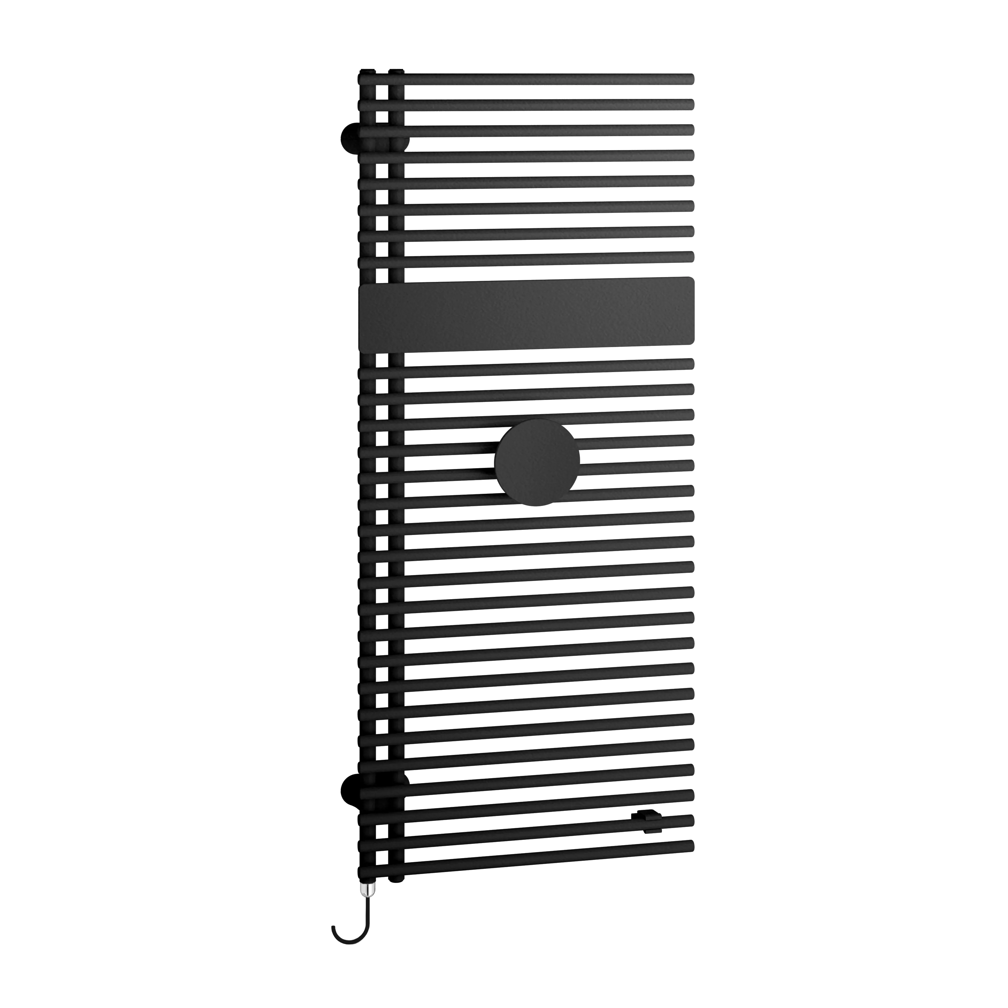 Kermi Design-Elektroheizkörper „Credo® Half® round-E“ in Farbkonzept