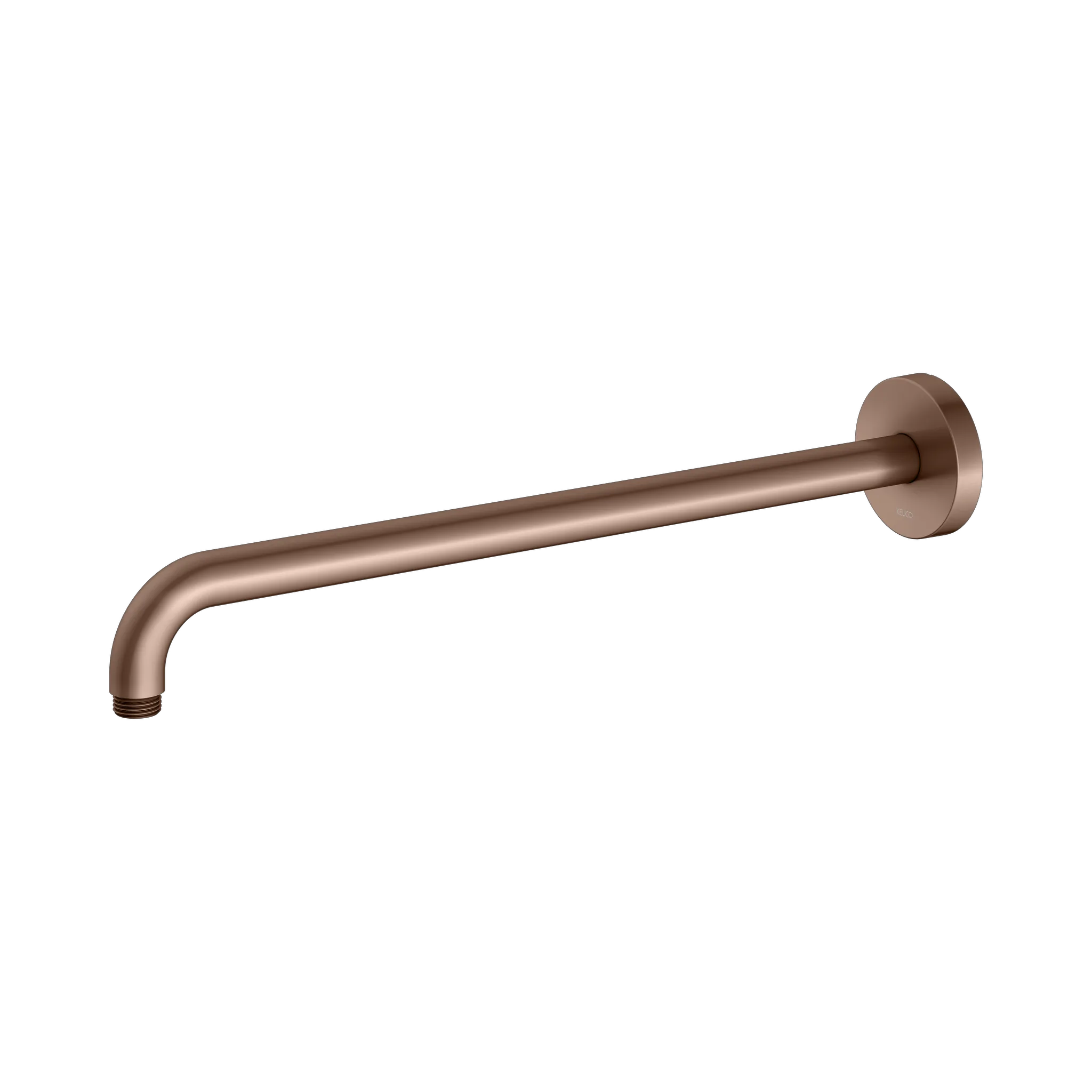 Brausen und Brausezubehör Brausearm Wandanschluss 450 mm Rotgold gebürstet