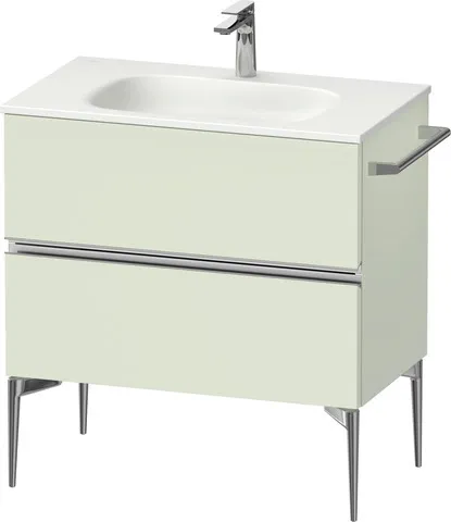 Duravit Waschtischunterschrank „Sivida“ 81 × 59,2 × 47,7 cm Blassgrün Matt Duravit Waschtischunterschrank „Sivida“ 81 × 59,2 × 47,7 cm Blassgrün Matt