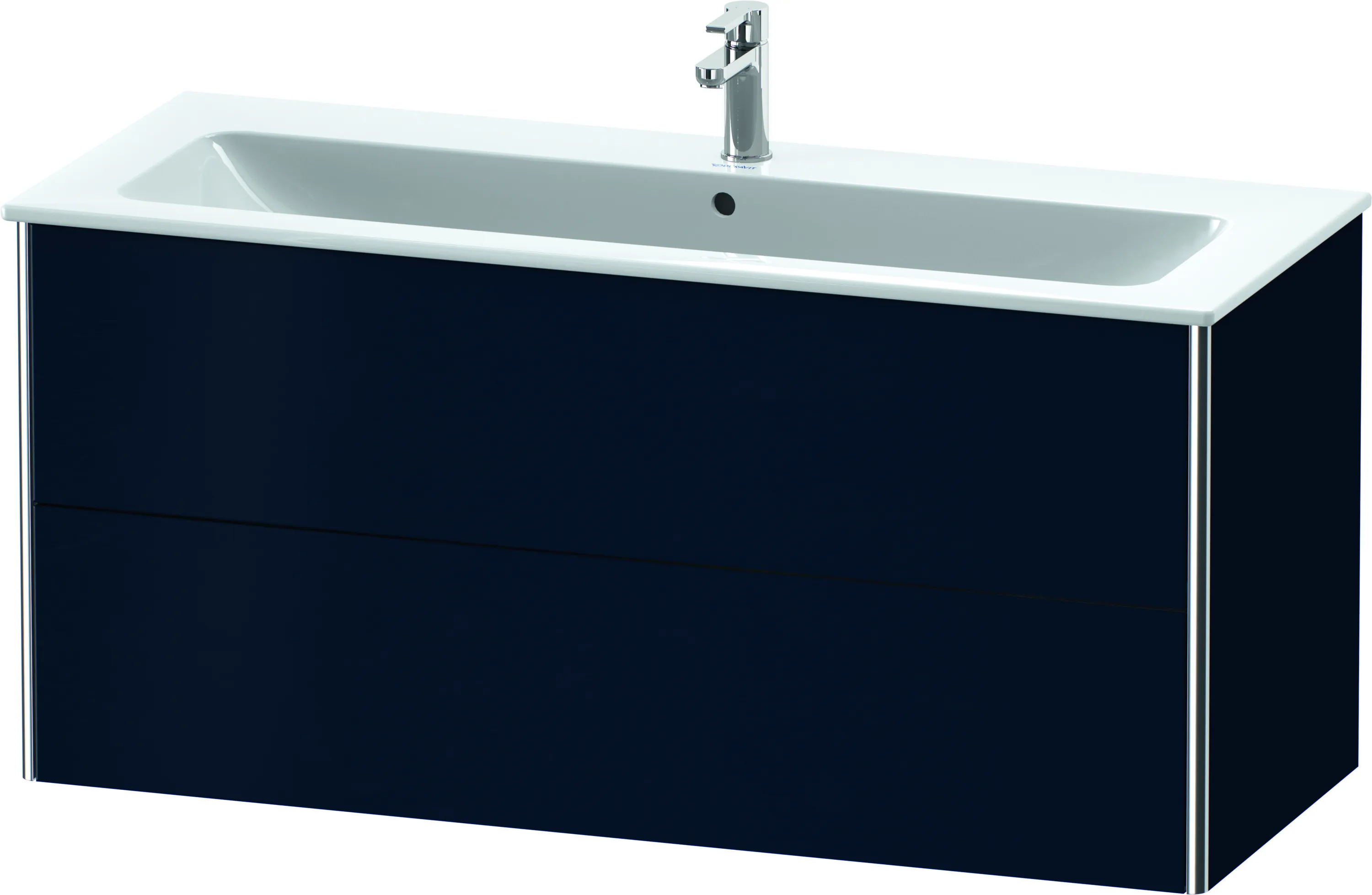 Duravit Waschtischunterschrank wandhängend „XSquare“ 121 × 56 × 47,8 cm Nachtblau Seidenmatt Duravit Waschtischunterschrank wandhängend „XSquare“ 121 × 56 × 47,8 cm Nachtblau Seidenmatt