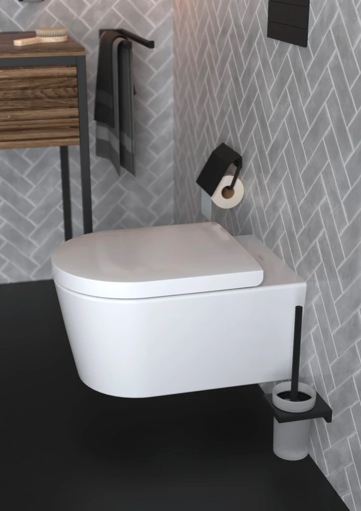 Hansgrohe EluPura S Wand-WC in Weiß, 540 mm, randlos mit AquaFall Flush und SmartClean-Oberfläche Hansgrohe EluPura S Wand-WC in Weiß, 540 mm, randlos mit AquaFall Flush und SmartClean-Oberfläche