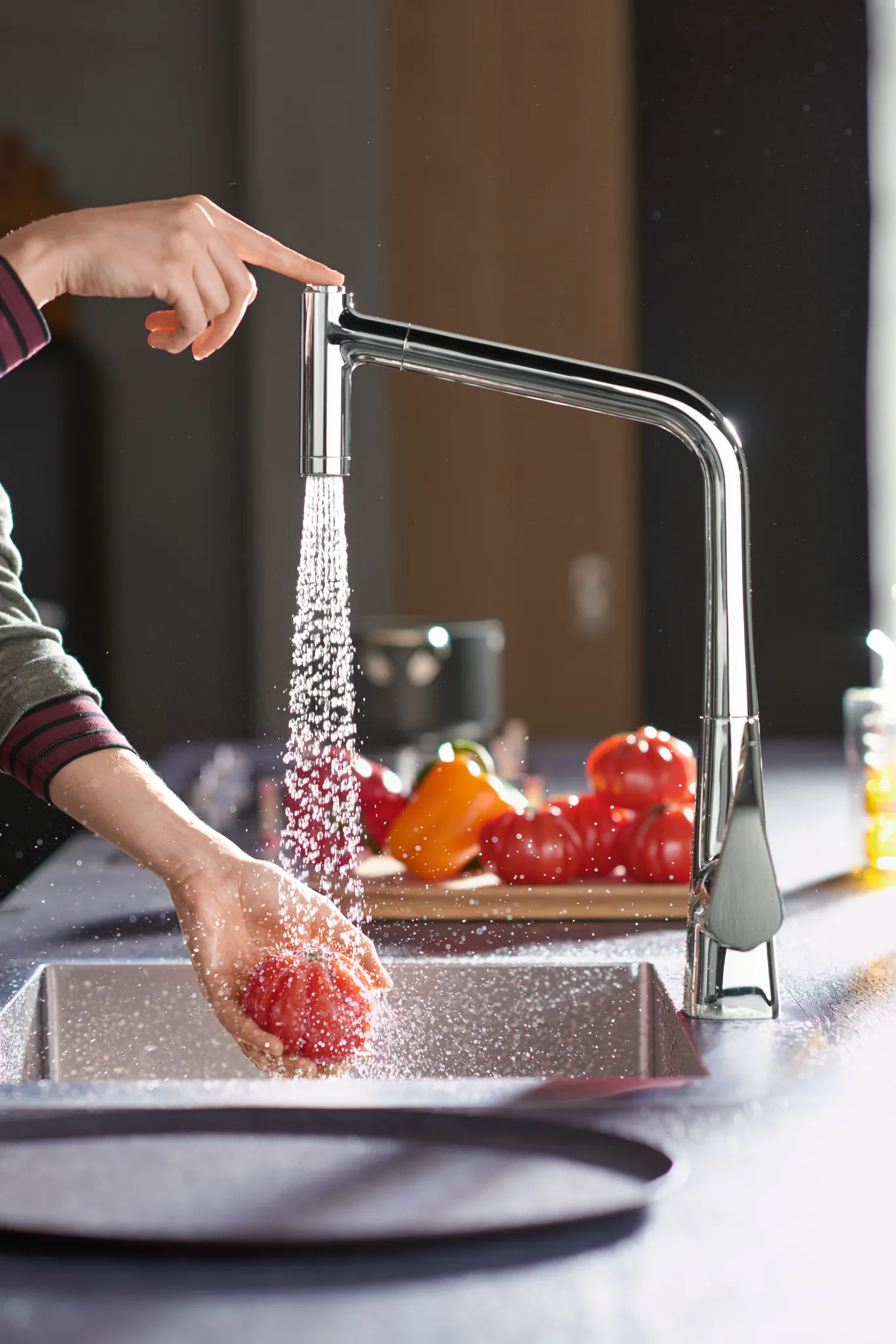 Hansgrohe S71 S719-U450 Unterbauspüle 450, Edelstahl