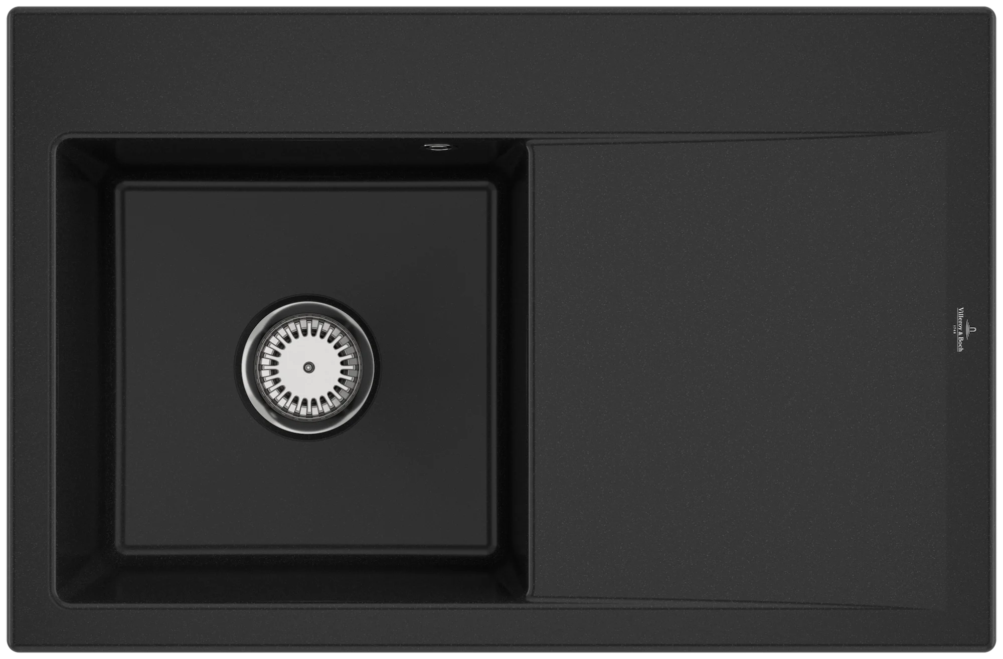 Villeroy & Boch Einbauspüle Subway Style 45 Chromite CeramicPlus 780x510 mm, 220 mm Höhe, Handbetätigung