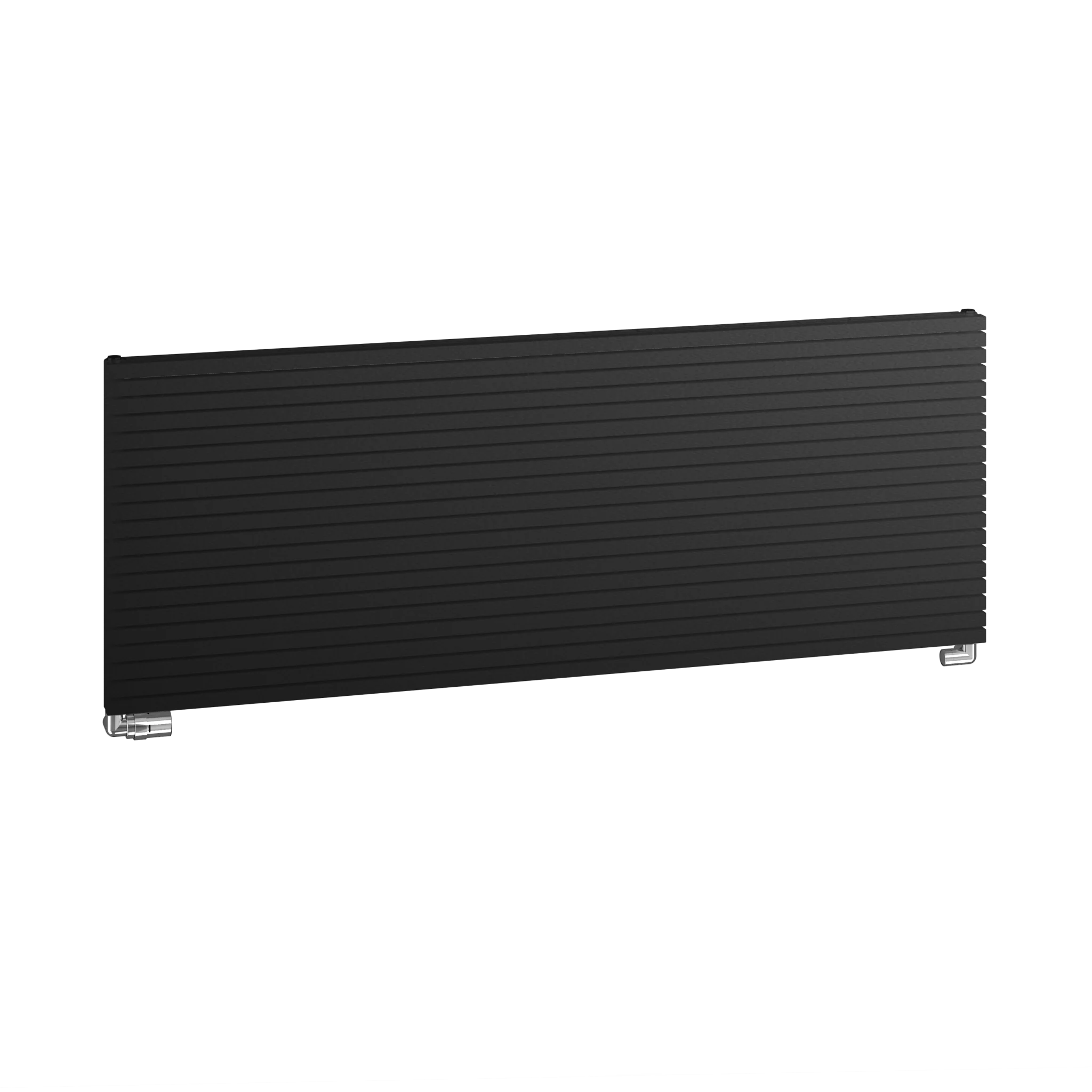 Kermi Design-Heizkörper „Carré®“ horizontal 120 × 59,5 cm in Schwarz Soft