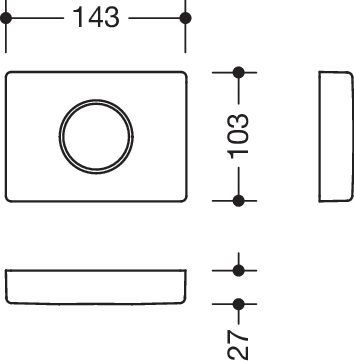 HEWI Hygienebeutelspender 14,3 cm