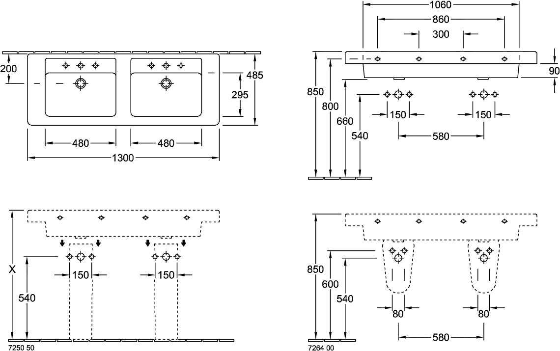 Halbsäule „Subway 2.0“ 18,5 × 30,6 × 28,2 cm Halbsäule „Subway 2.0“ 18,5 × 30,6 × 28,2 cm