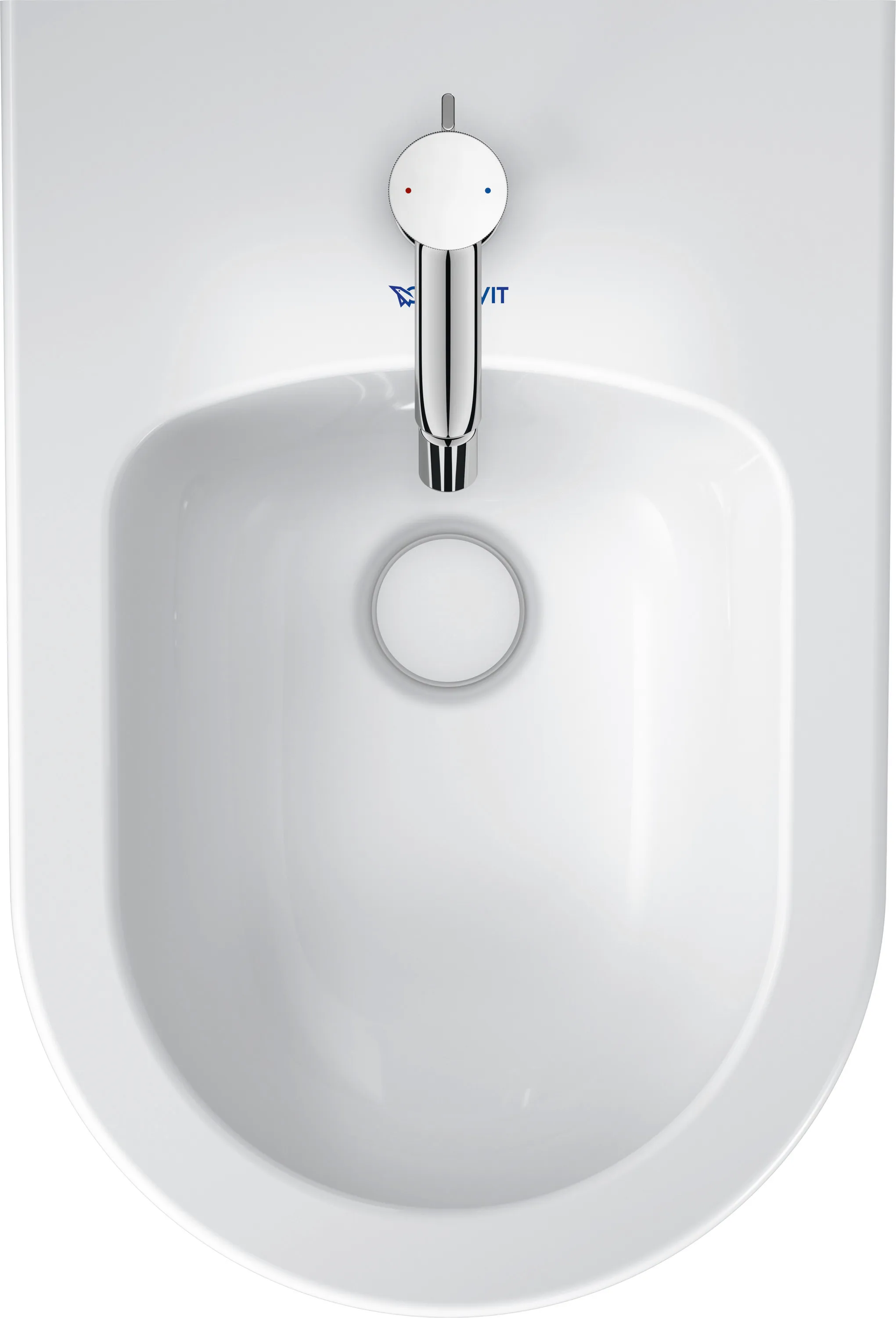 Duravit Wand-Bidet „White Tulip“, Befestigung sichtbar 37 × 54 × 31,5 cm Duravit Wand-Bidet „White Tulip“, Befestigung sichtbar 37 × 54 × 31,5 cm