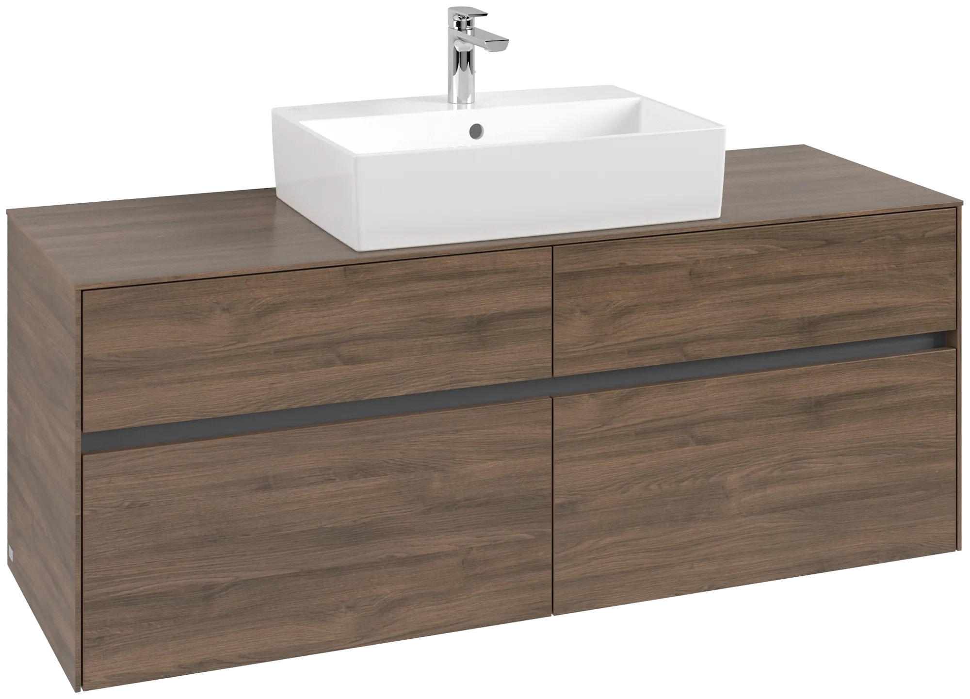 Villeroy & Boch Collaro Waschbeckenunterschrank C13100, 1400x548x500mm, Arizona Oak
