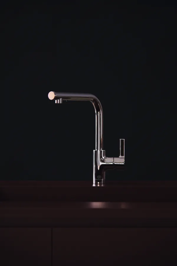 Ideal Standard Küchenarmatur iMX Gusto L-Auslauf mit Seife, Ausladung 232mm Ideal Standard Küchenarmatur iMX Gusto L-Auslauf mit Seife, Ausladung 232mm