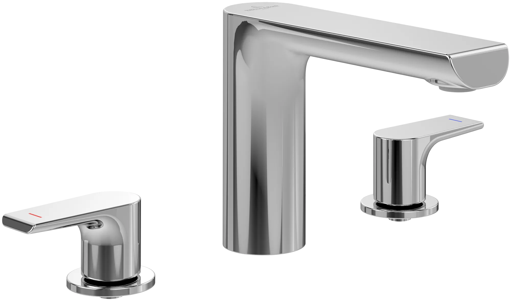 Zweihand-Waschtischarmatur „Liberty“ 17,8 cm Ausladung 138 mm in Chrom Zweihand-Waschtischarmatur „Liberty“ 17,8 cm Ausladung 138 mm in Chrom