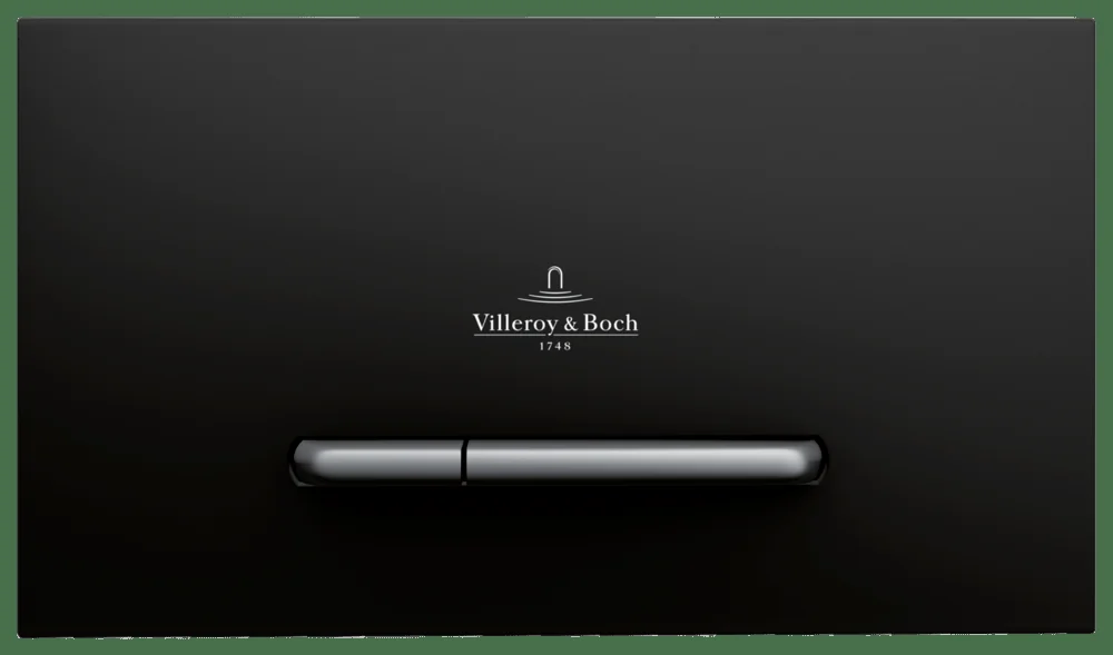 Villeroy & Boch ViConnect WC-Betätigungsplatte 2-Mengen-Spülung Black Matt
