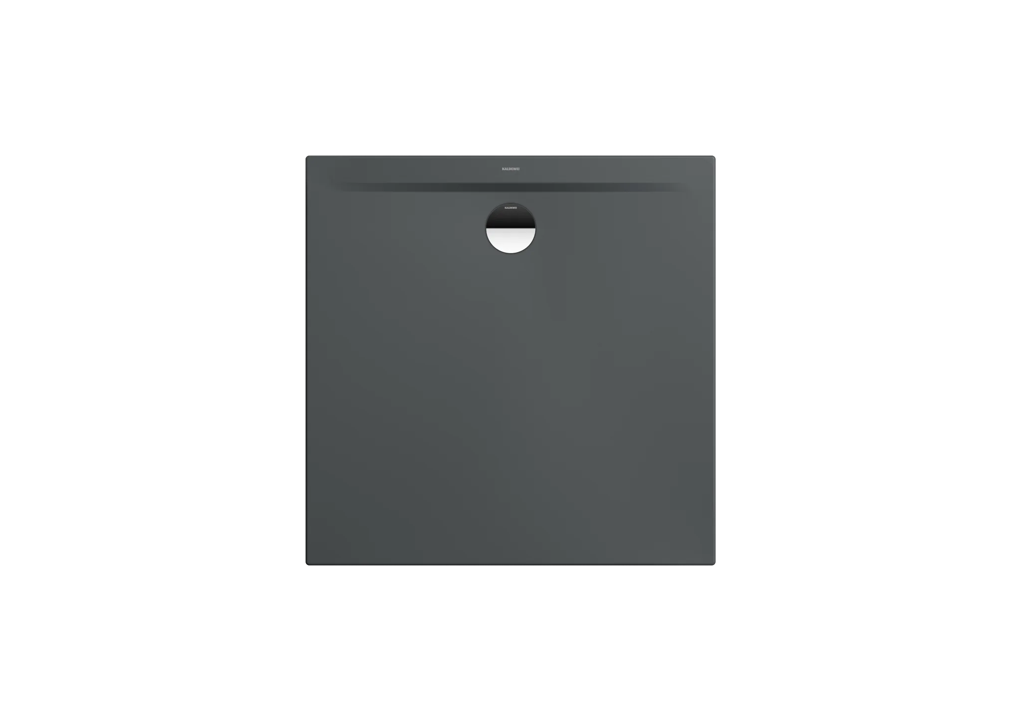 Kaldewei SUPERPLAN ZERO Duschfläche, quadratisch, 1500x1500 mm, 20 mm tief, warm grey 85, Invisible Grip, bodeneben, MADE IN GERMANY