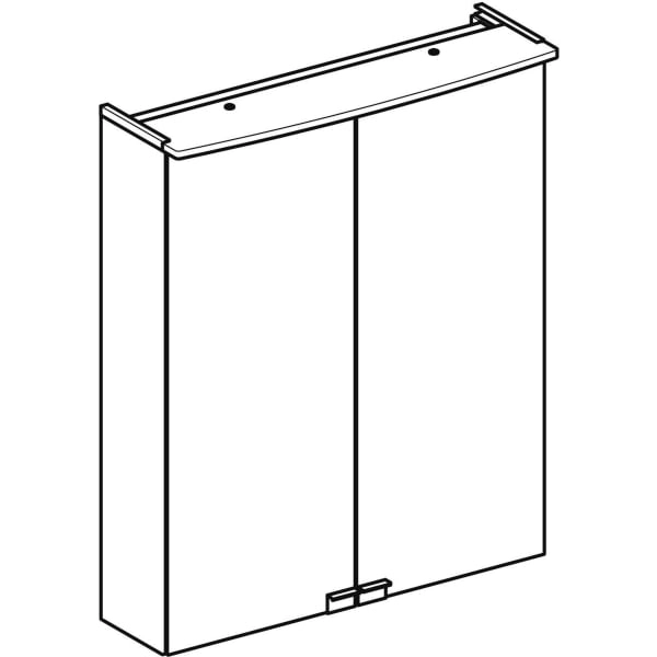 Geberit Spiegelschrank „Option“ 56 × 18 cm