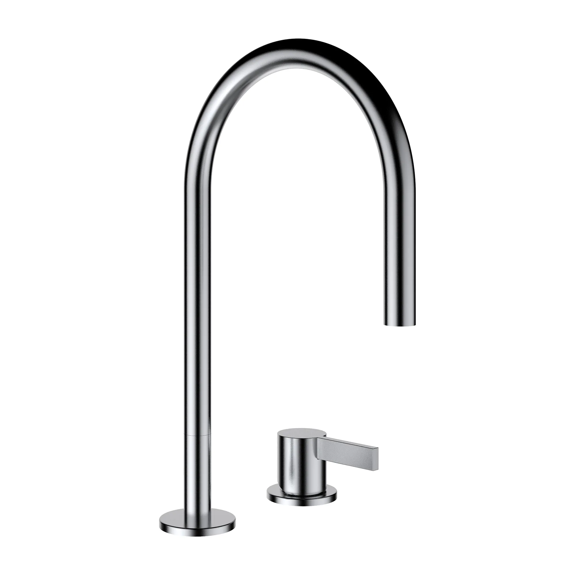 2-Loch Waschtischmischer Kartell Schwenkauslauf Ausladung 166 mm Ausladung 166 mm ohne Ablaufventil PVD Edelstahl gebürstet 2-Loch Waschtischmischer Kartell Schwenkauslauf Ausladung 166 mm Ausladung 166 mm ohne Ablaufventil PVD Edelstahl gebürstet