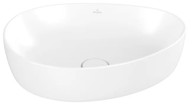 Villeroy & Boch Aufsatzwaschtisch „Antao“ 510 × 400 × 150 mm, ohne Hahnlochbohrung in Stone White Villeroy & Boch Aufsatzwaschtisch „Antao“ 510 × 400 × 150 mm, ohne Hahnlochbohrung in Stone White